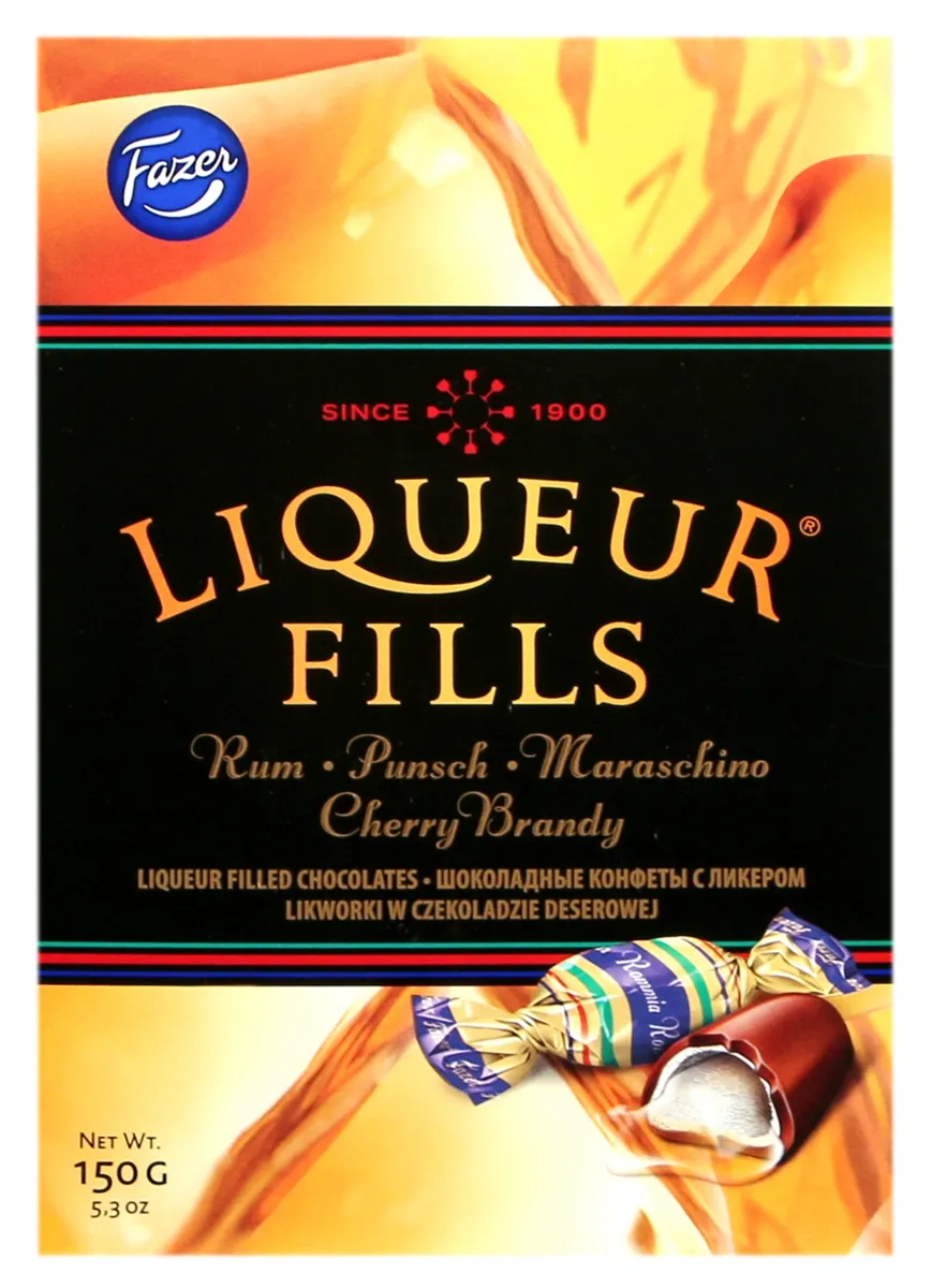 Fazer Liqueur Fills Chocolates with Liquor 150g