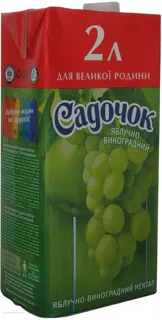 Sadochok Clarified Apple-Grape Nectar 2L — photo 2