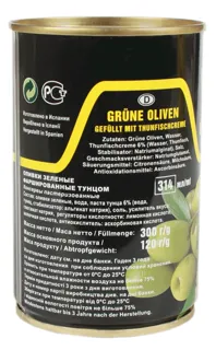 Lorado olives 314 ml can with tuna — photo 3