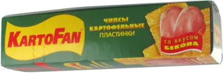 Kartofan Potato Chips Bacon Flavor 70g — photo 2