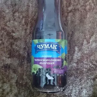 Chumak Multifruit Juice Black Currant-Apple 1L Plastic — photo 2