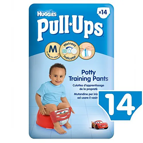Huggies Середні підгузки-трусики для хлопчиків 11-18 кг, 14 шт.