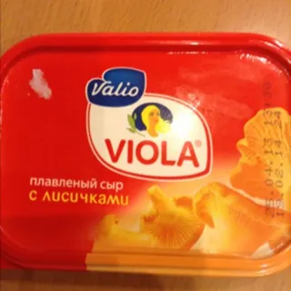 Valio Viola Processed Cheese with Chanterelles 55% 200g — photo 4