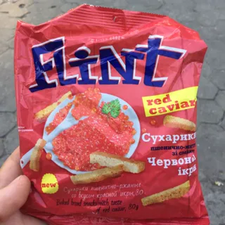 Flint Croutons Red Caviar Flavor Flow Pack 80g — photo 6
