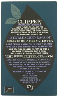 Clipper Organic Decaf Everyday 40 Tea Bags (6 packs, 240 Tea Bags total) — photo 10
