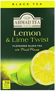 Ahmad Tea Lemon and Lime Twist (Pack of 1, Total 20 Aluminum Foil Envelopes) — photo 3