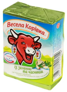 Vesela Korivka processed cheese with herbs and garlic creamy 50% 90g pack — photo 2