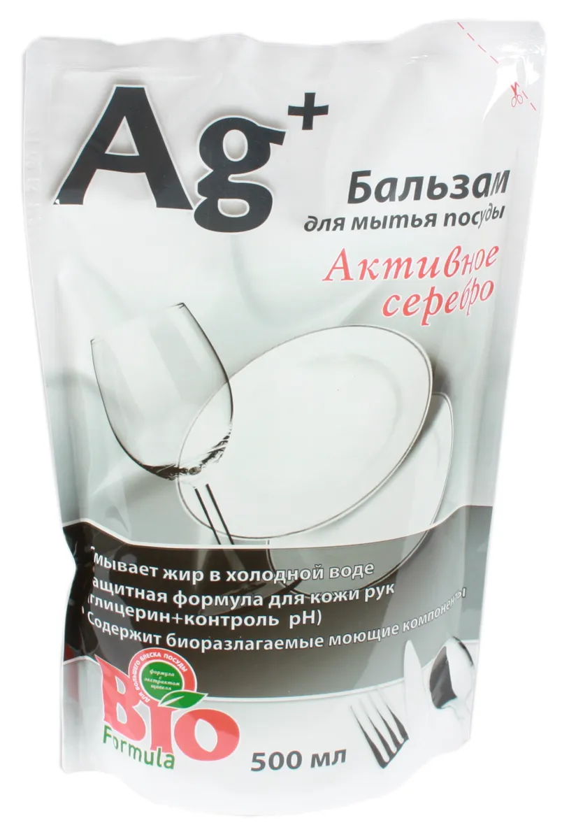 Bio Formula Active Silver Dishwashing Balm pouch 500ml