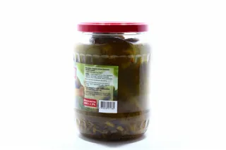 Marynado salted barrel cucumbers without vinegar glass jar 720g — photo 5