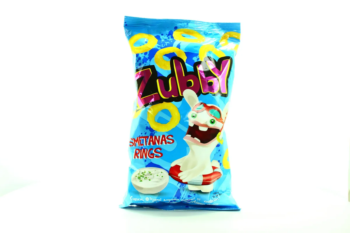 Zubby Sour Cream & Herbs Rings 60g