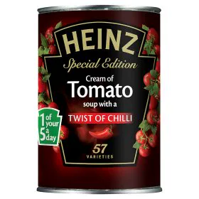 Heinz Tomato Cream Soup with Chilli Twist