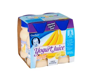 Gerber Yogurt Drink, Banana Yogurt and Fruit Juices, Four 4 oz Bottles (6 pack) — photo 5
