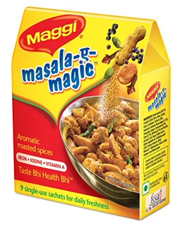 Maggi Masala Magic - Aromatic Roasted Spices 9 Disposable Sachets (Net Weight 54g) — photo 2