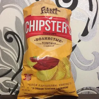 Flint Chipster's Veal with Adjika Flavor Chips 70g — photo 2