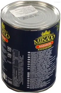 Canned Pineapple Pieces 580ml Tin — photo 4