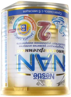 Nestle Nan 2 Hypoallergenic Milk Mix Dry For Children From 6 Months Iron Can 400g Netherlands — photo 6