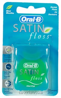 Зубна нитка Oral-b Satin mint 25м — фото 6