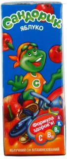 Sandorik Apple Juice for Children, 200ml Tetra Pak — photo 4