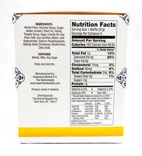 Daelmans Dutch Stroopwafels with honey, cinnamon and Bourbon vanilla Real 10.94 oz Gift box — photo 4