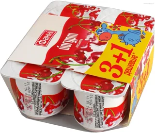 Fanny Cherry Yogurt 1.5% Plastic Cup 4x120g — photo 7