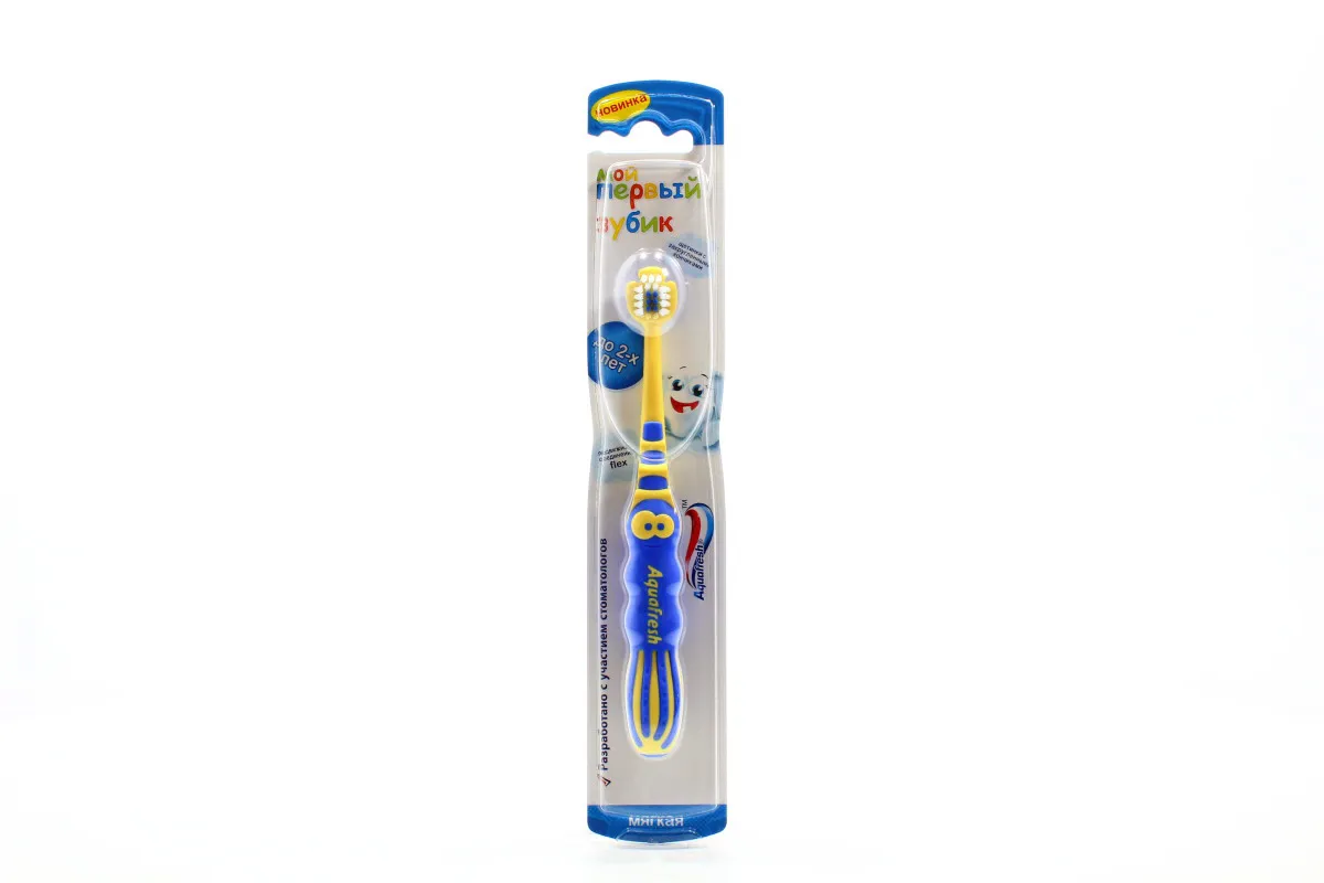 Зубна щітка Aquafresh Мої молочні зубки дитяча м'яка 3-5 років, 1 шт.