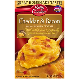 Betty Crocker Картопля зі смаком чеддера і бекону 145 г, упаковка 12 шт. — фото 7