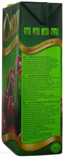 Smak Cherry Nectar with Sugar, Reconstituted, Tetra Pak 1000ml — photo 5