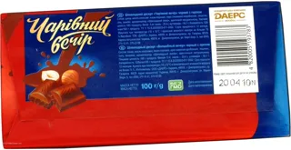 Volshebny Vecher dark dessert chocolate with nuts 85g — photo 2