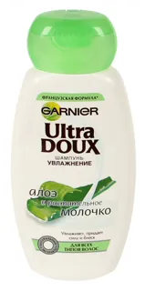Garnier Ultra Doux Aloe and Plant Milk Shampoo for All Hair Types 200ml — photo 6