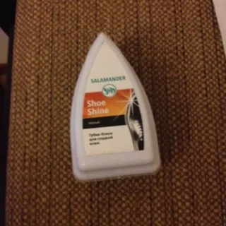 Salamander Shoe shine sponge for smooth leather black 7g — photo 2