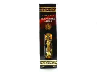 Cognac PKZ Armenian Tsarivna Anna 8 years 40% 0.5L — photo 3