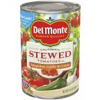 Del Monte Mexican Recipe Stewed Tomatoes (with jalapeño pepper, garlic and cilantro), 14.5oz Can (pack of 6)
