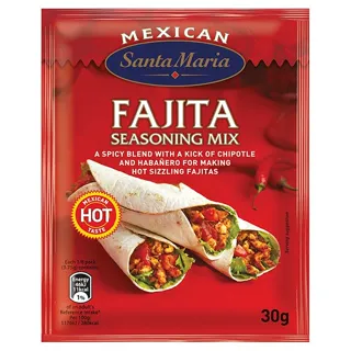 Santa Maria Fajita Hot Spice Mix 30G — photo 2