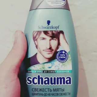 Schauma шампунь для чоловіків, свіжа м'ята, 380 мл — фото 5