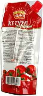Shchedro Mild Pasteurized Ketchup Doypack 200g — photo 4