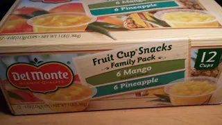 12 Updates Delmonte Garden Quality Cup Fruit Snacks Family Pack 6 Mango 6 Pineapple — photo 3