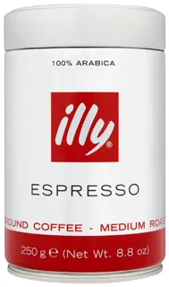 Кава Illy 100% Арабіка мелена, жерстяна банка 250 г — фото 8