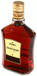 Shabo Ukraine Cognac 5 Stars 0.5L Glass Bottle — photo 3