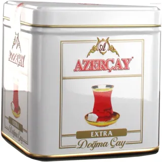 Azercay Extra Black Tea Medium Leaf Bergamot Flavor 100g Tin — photo 5