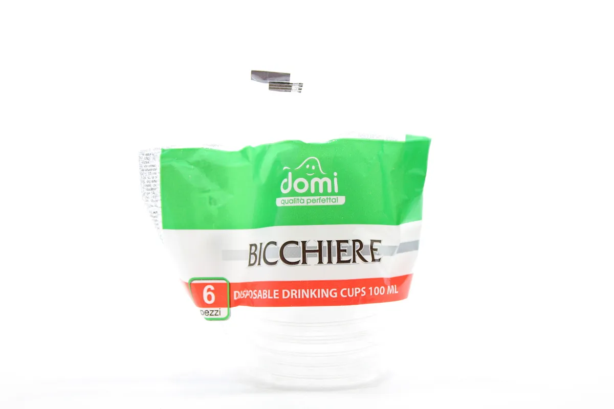 Domi Disposable Cup 100ml 6pcs