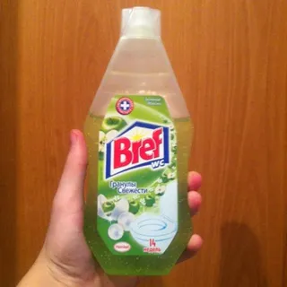 Bref Liquid Toilet Block Green Apple with Basket 360ml — photo 4