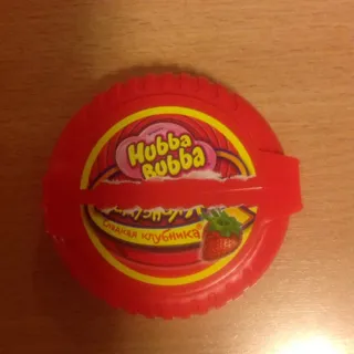 Hubba Bubba Chewing Gum (Strawberry, unwrapped) RF — photo 7