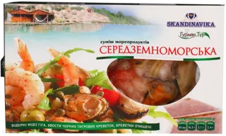 Skandinavika Mediterranean Seafood Mix 300g — photo 2