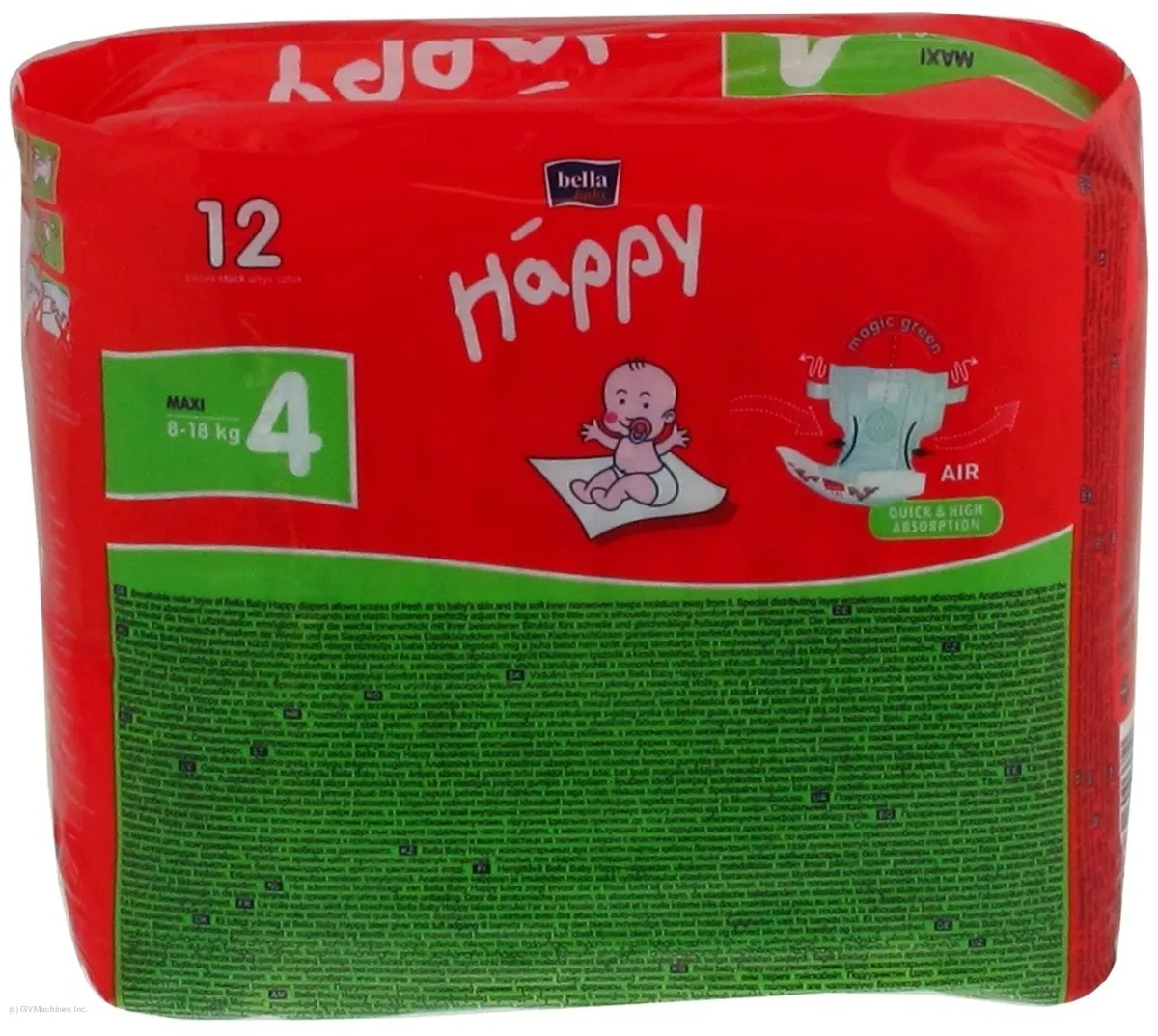 Bella Baby Diapers Maxi 8-18kg 12pcs