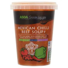 Sup z mʼyāsom ta chilі ta Asda