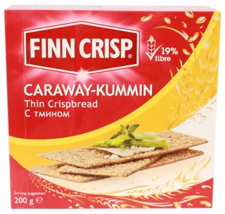 Finn Crisp Rye Crisps with Caraway 200g — photo 5