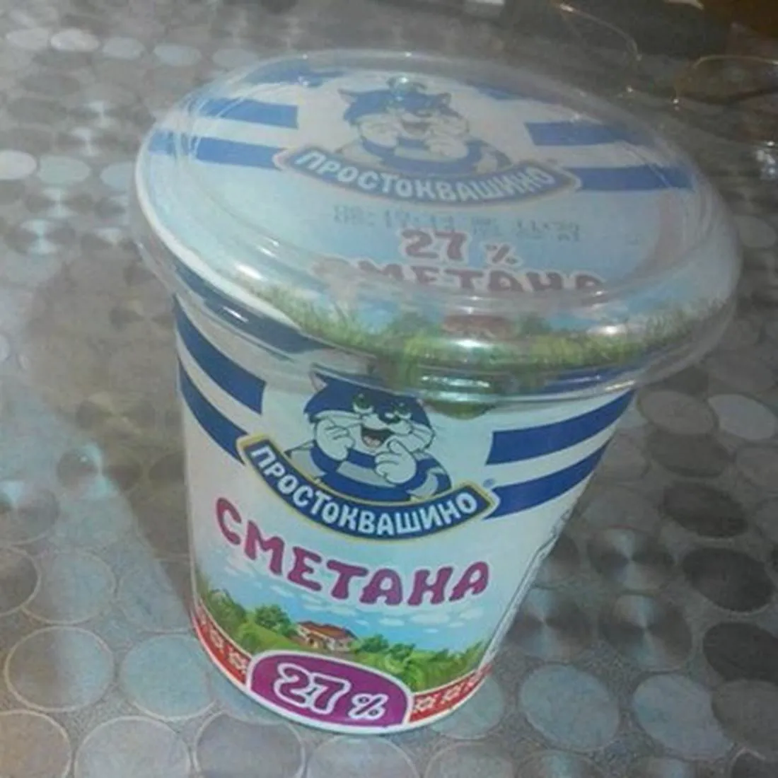 Сметана Prostokvashyno 27%, 350 г