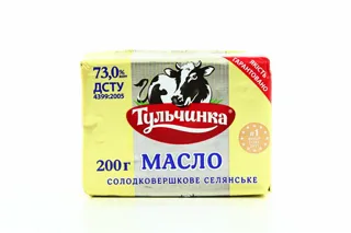 Tulchynka Butter 73% 200g Selyanske — photo 4