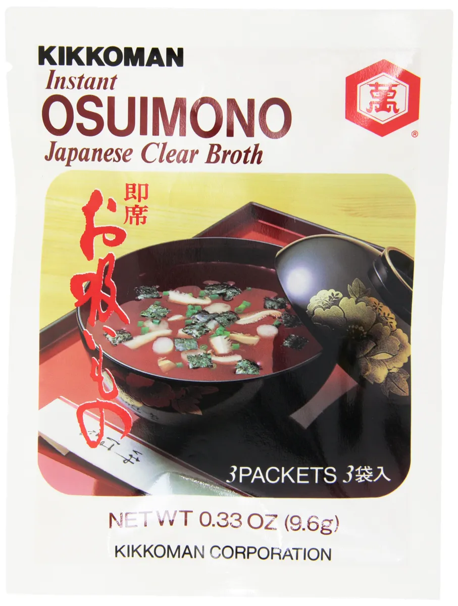 Kikkoman Instant Japanese Clear Soup Broth, Osuimono, 0.33 oz