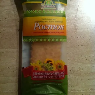 UkrEkoKhleb Rostok Wheat Sprout Crispbread with Sunflower Seeds and Sesame 120g — photo 2